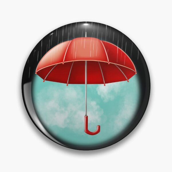Item preview, Red Umbrella Under the Rain designed and sold by LJArtworkDesign.