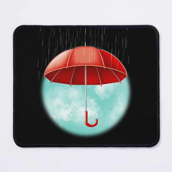 Item preview, Red Umbrella Under the Rain designed and sold by LJArtworkDesign.