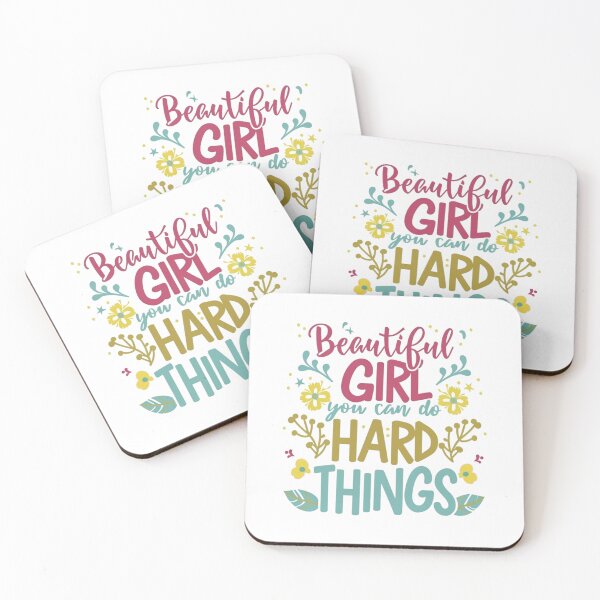 Item preview, Beautiful girl you can do hard things designed and sold by PawelNature.
