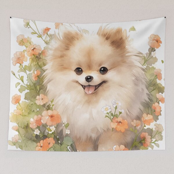 Item preview, A Fluffy Delight Amidst Peachy Petals designed and sold by LittleLuvies.