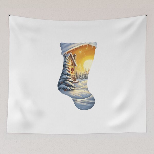 Item preview, Snowy Surprise Stocking designed and sold by Promagine.