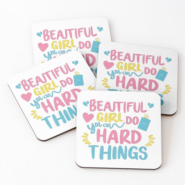 Item preview, Beautiful girl you can do hard things designed and sold by PawelNature.