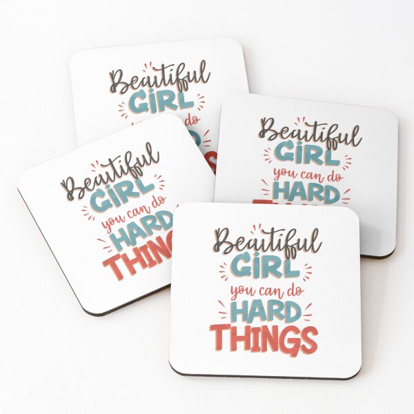 Item preview, Beautiful girl you can do hard things designed and sold by PawelNature.