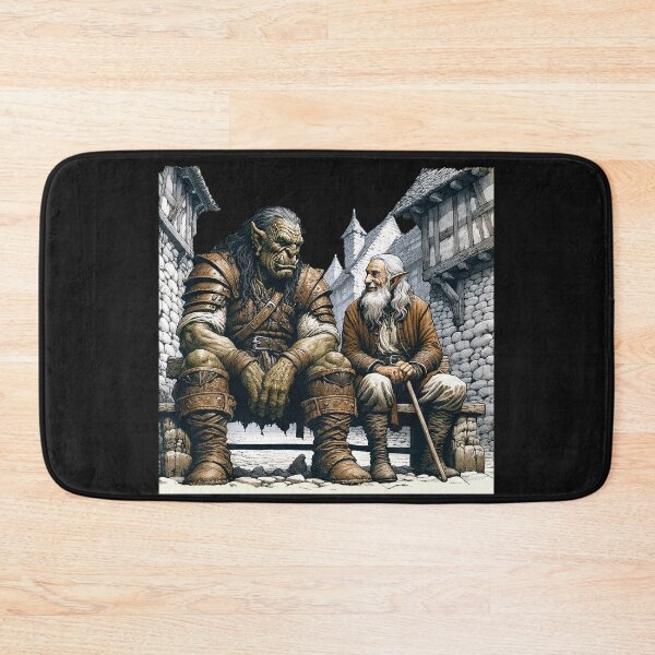 Item preview, Orc and Elf - Friends in Old Age designed and sold by Matthew Kinnersly.