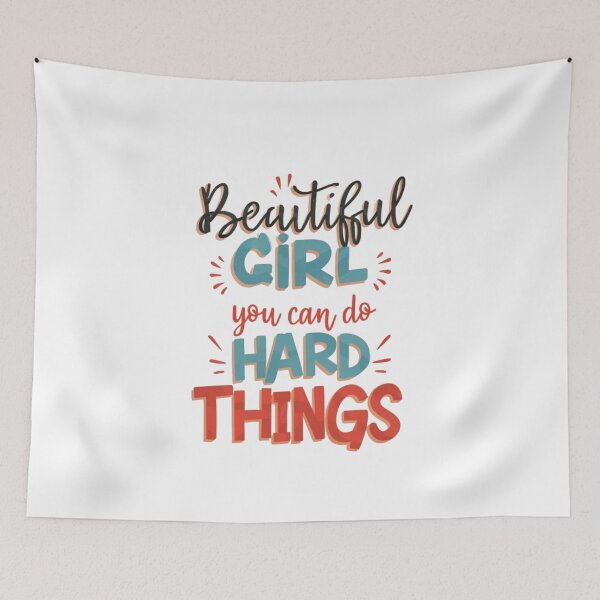 Item preview, Beautiful girl you can do hard things designed and sold by PawelNature.