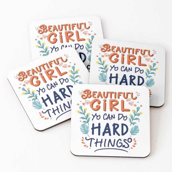 Item preview, Beautiful girl you can do hard things designed and sold by PawelNature.