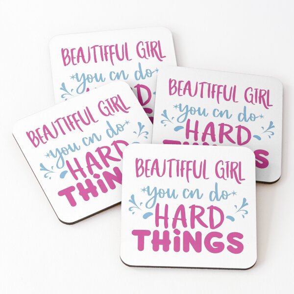 Item preview, Beautiful girl you can do hard things designed and sold by PawelNature.