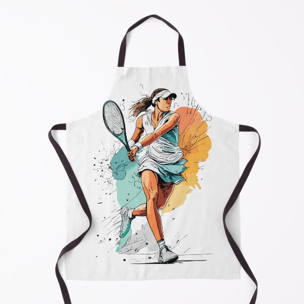 Item preview, Female Tennis Player designed and sold by Sketch-Shack.