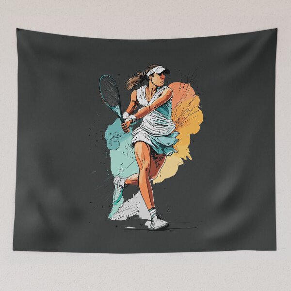 Item preview, jugadora de tenis designed and sold by Sketch-Shack.