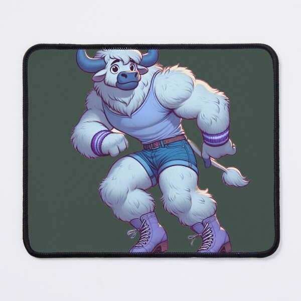 Item preview, Free Roller Skating Bull Character Image from pngart1.com. designed and sold by pngart1.
