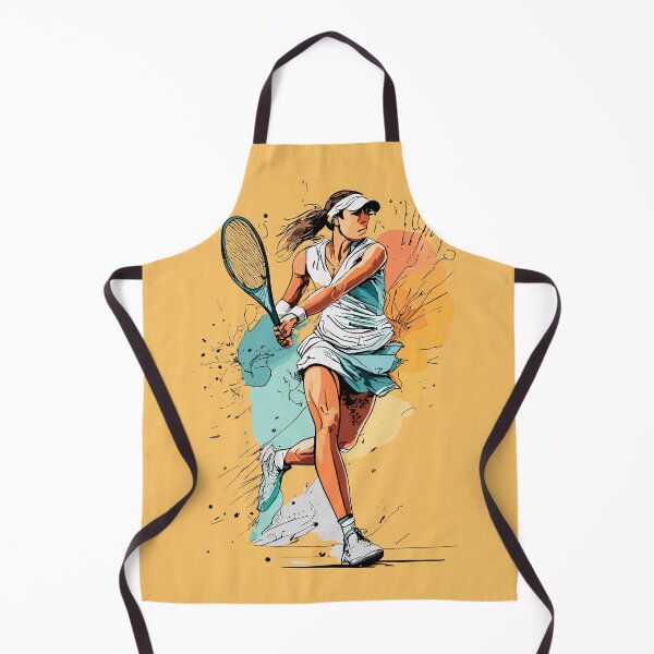 Item preview, Female Tennis Player designed and sold by Sketch-Shack.