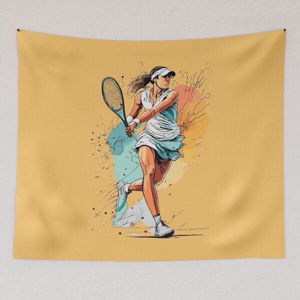 Item preview, jugadora de tenis designed and sold by Sketch-Shack.