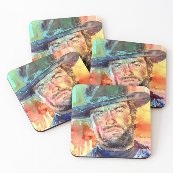Item preview, Clint Eastwood Portrait Painting designed and sold by ProhaskaShop.