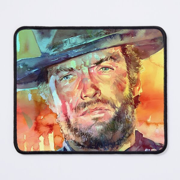 Item preview, Clint Eastwood Portrait Painting designed and sold by ProhaskaShop.