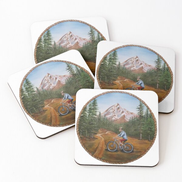 Item preview, Biker and mountains landscape designed and sold by PawelNature.