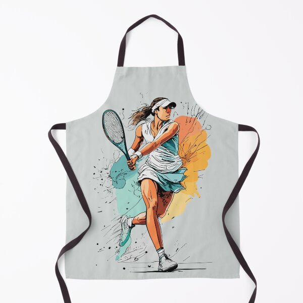 Item preview, Female Tennis Player designed and sold by Sketch-Shack.