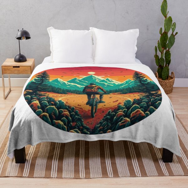 Item preview, Biker and mountains landscape designed and sold by PawelNature.