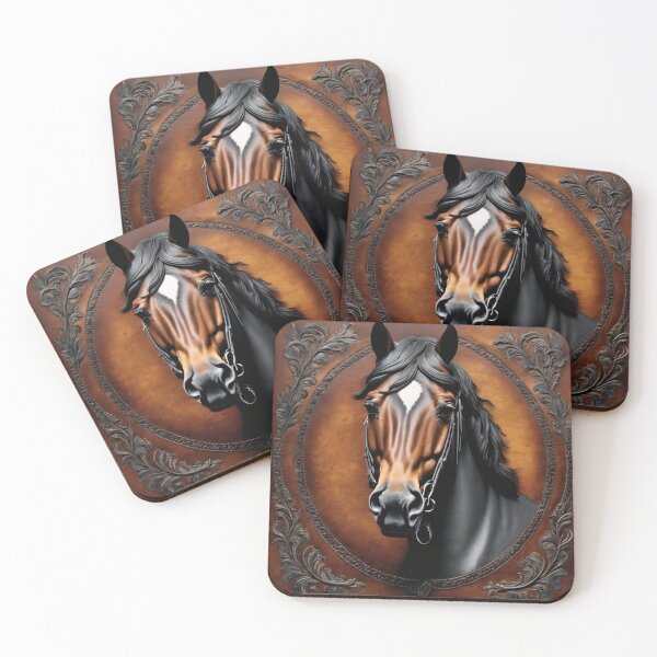 Item preview, Horse On Embossed Imitation Leather designed and sold by shutterrudder.