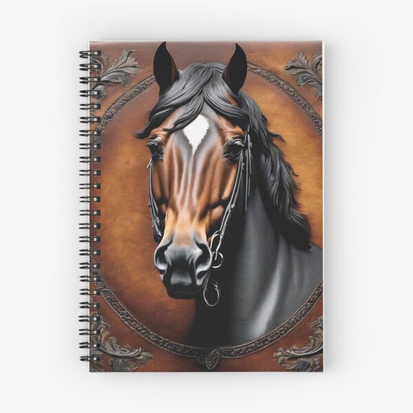 Item preview, Horse On Embossed Imitation Leather designed and sold by shutterrudder.