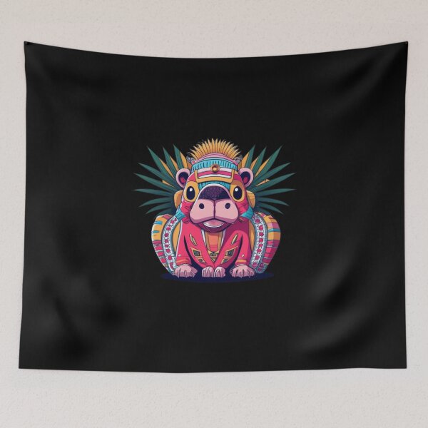 Item preview, Aztec Capybara, funny gifts for capybara lovers designed and sold by V-Tee.