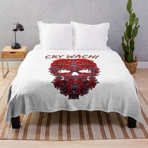 Item preview, Kai Wachi Merch Cry Wachi Flowers Skull designed and sold by stpommerouge.