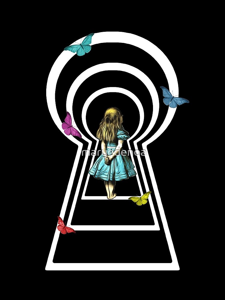 Alice In Wonderland Through The Keyhole by maryedenoa