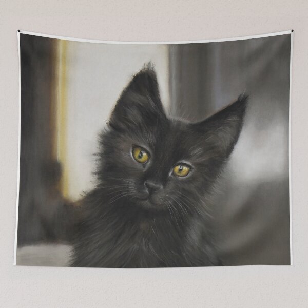 Item preview, Black Kitten designed and sold by Pansymade.