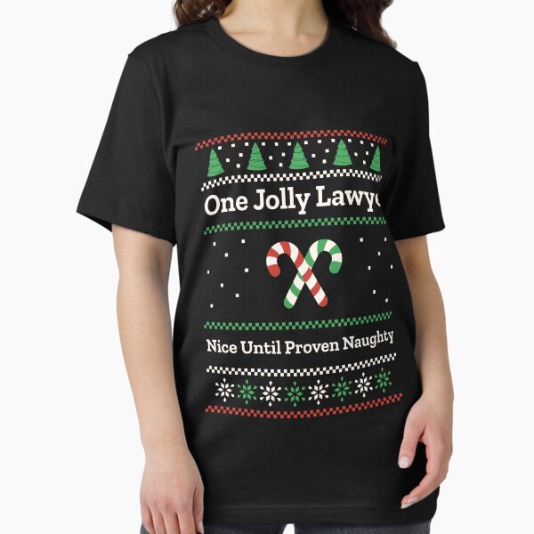 Vista previa del artículo con la obra «Navidad de un abogado alegre», diseñado y vendido por candybuttons.