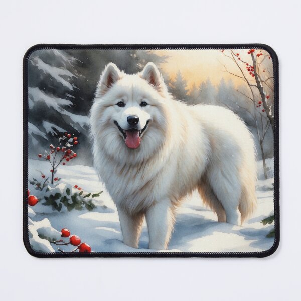 Item preview, Samoyed in the Snow designed and sold by RailtonArt.