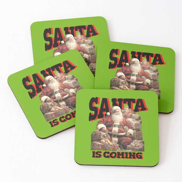 Item preview, santa is coming designed and sold by randynash.