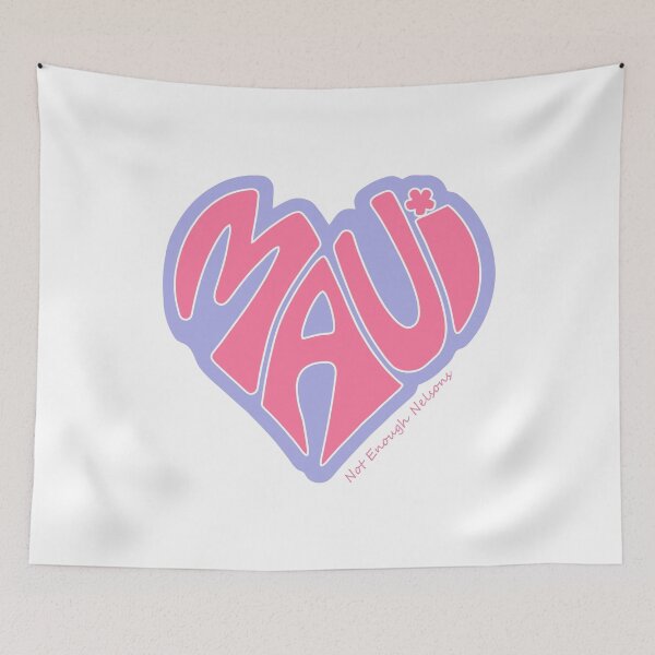 Item preview, Not Enough Nelsons Merch Maui Heart designed and sold by stpommerouge.