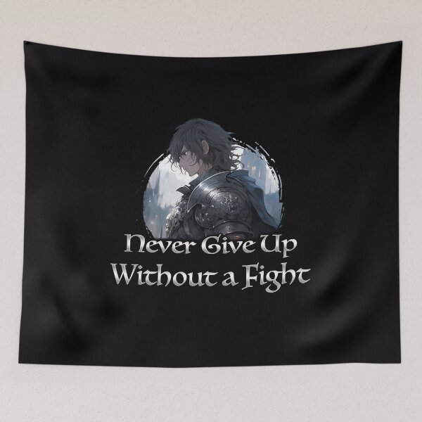 Item preview, Warrior Knight Motivation Quotes - Anime Shirt designed and sold by KAIGAME Art.