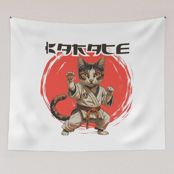 Item preview, Karate cat designed and sold by Hemlawit.