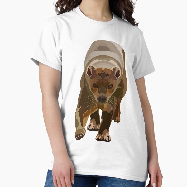 Item preview, F is for Fossa ,Fossa – Elusive Madagascar Predator Wildlife Illustration designed and sold by thezoogirl.