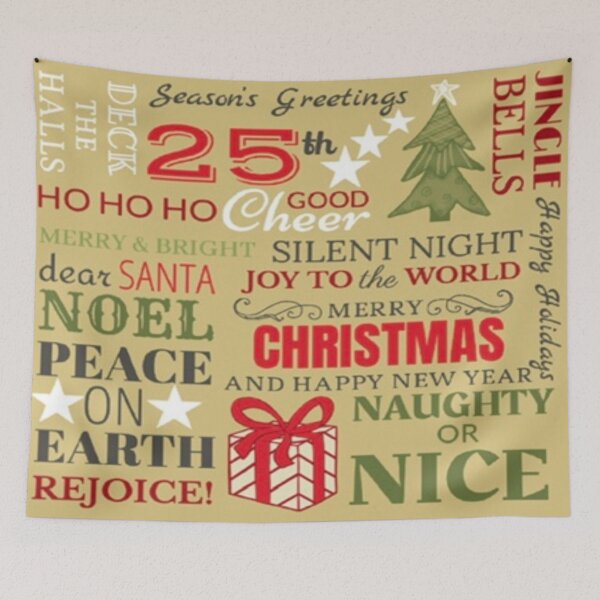Item preview, Christmas quotes pattern designed and sold by MLD112.