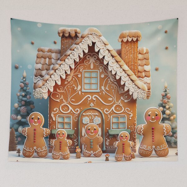 Item preview, Christmas gingerbread house,  gingerbread man  designed and sold by Inktown.