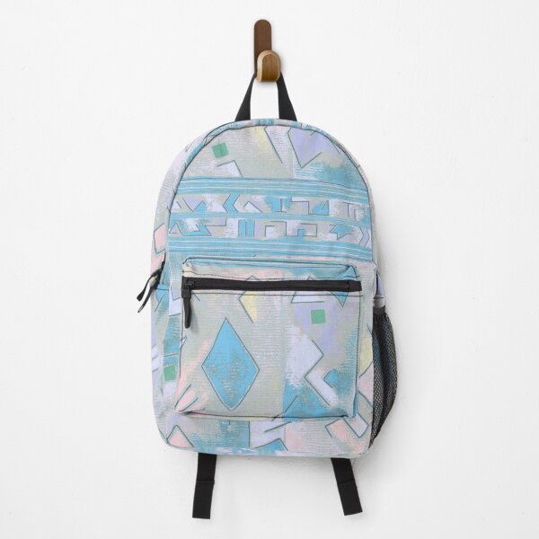 Item preview, Abstract 2 Klee inspired. Blues and Pinks designed and sold by MoisOneOffs.