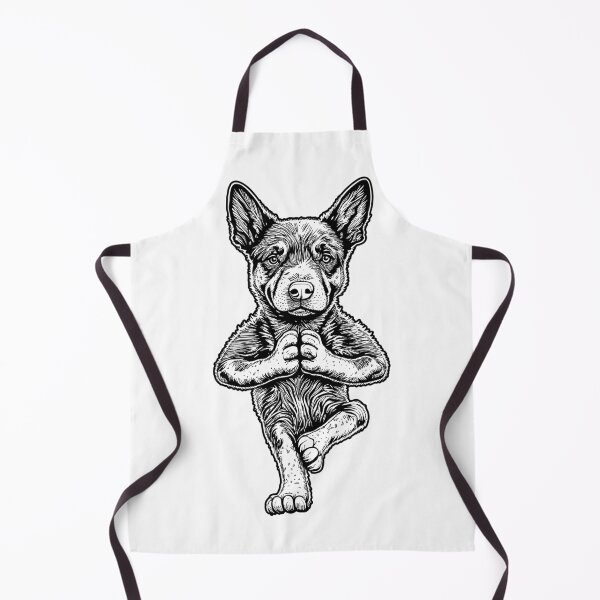 Item preview, Australian Cattle Dog Puppy Funny ACD Dogs Tree Pose Asana designed and sold by GrandeDuc.