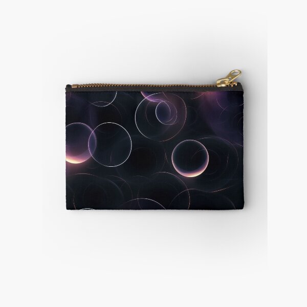 Aperçu de l'œuvre Motif anneaux de lumière, violet créée et vendue par purelypatterns.