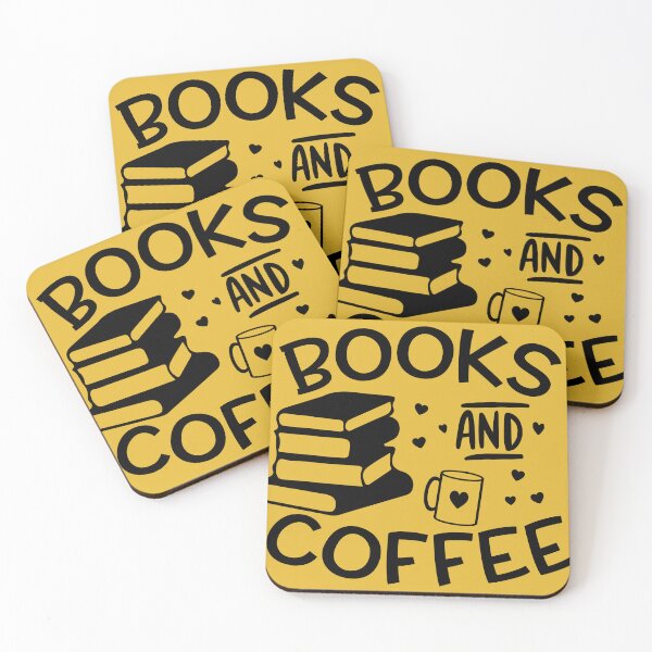 Item preview, Books And Coffee Librarian Reader Teacher Book Lover  designed and sold by ArtMeetsPizza.