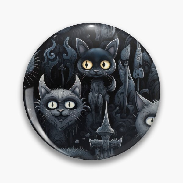 Item preview, Crazy Gothic Cats No.1 designed and sold by Pixelartistin.