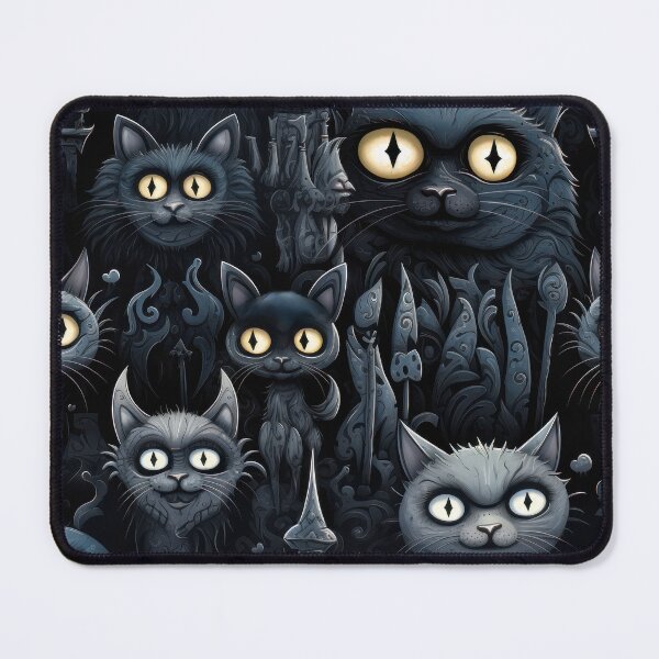 Item preview, Crazy Gothic Cats No.1 designed and sold by Pixelartistin.