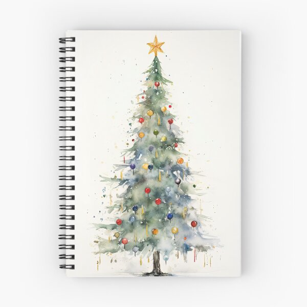 Item preview, Holiday Christmas Tree with Gold Star and White background designed and sold by ckwags.