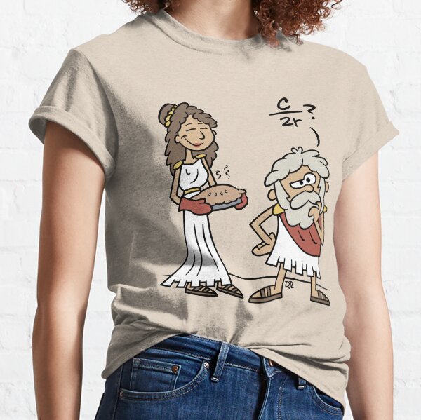 Archimedes Ponders a Name for His Constant Classic T-Shirt