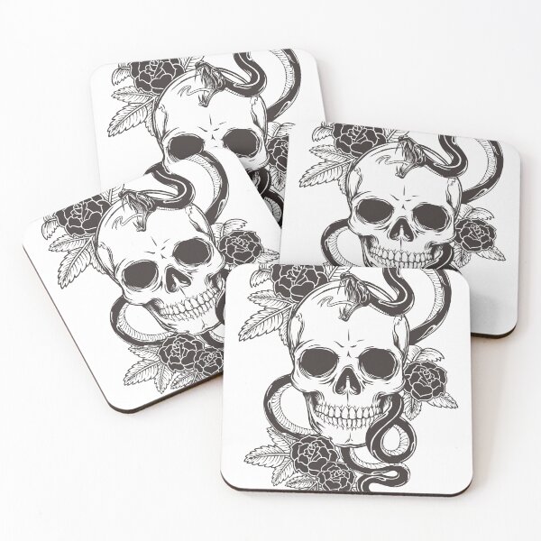 Item preview, Skeleton With Snake designed and sold by Budziszz.