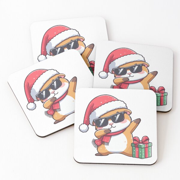 Item preview, Capybara Christmas - Cool Kawaii Capybara wearing sunglasses designed and sold by JessArty ⭐⭐⭐⭐⭐.