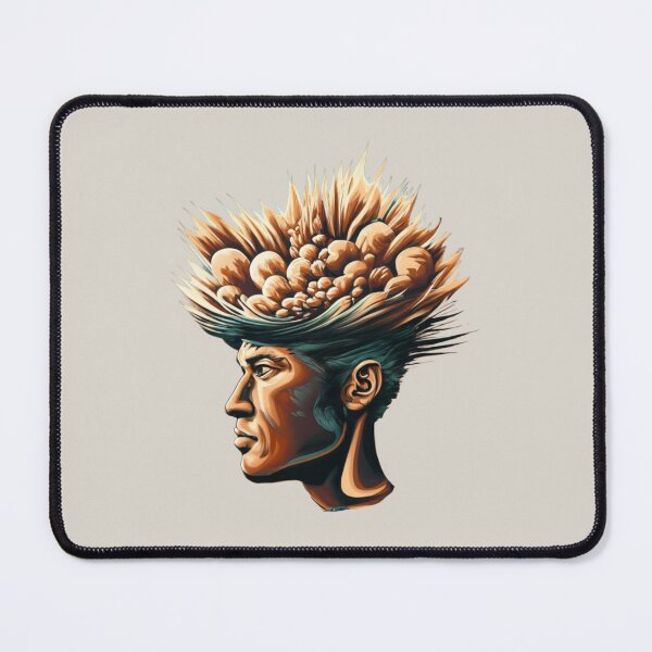 Item preview, Explosive Human Head Ideas Illustration designed and sold by Doddlaix.