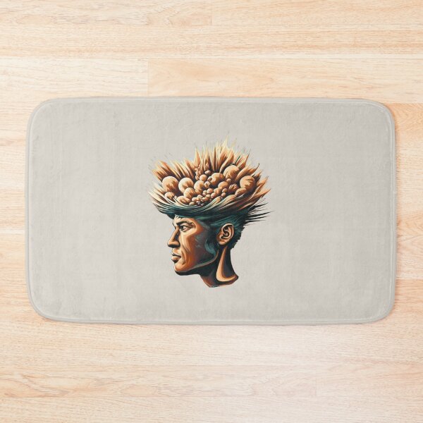 Item preview, Explosive Human Head Ideas Illustration designed and sold by Doddlaix.
