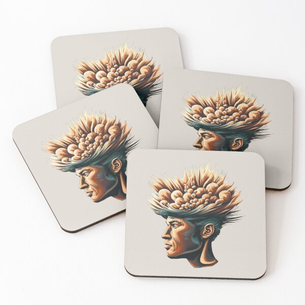 Item preview, Explosive Human Head Ideas Illustration designed and sold by Doddlaix.