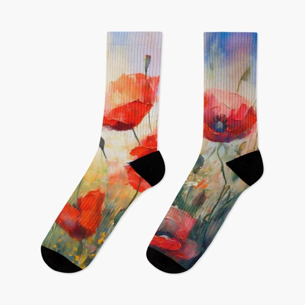 Item preview, Impressionistic Poppies II designed and sold by Susan Rydberg.